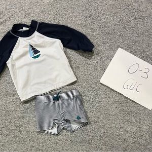 Janie and Jack baby boy swim